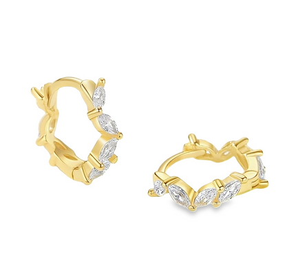 AVA - Mini Gold Hoop Earrings