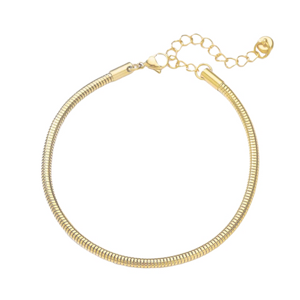 Georgia - Gold Vermeil Bracelet with Clip on