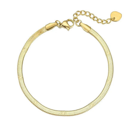 Elianna - Classy Gold Snake Chain Bracelet