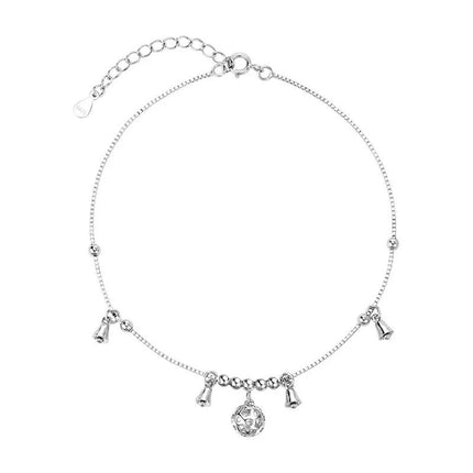 Teall Sterling Silver Bracelet with Drop Charm Pendants