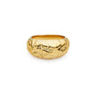 Zahra - Precious Gold Ring Crafted with Meteorite Crater