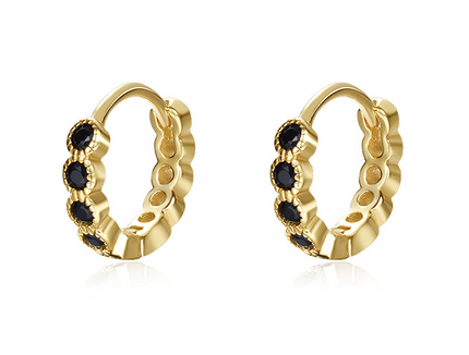 Sterling Silver 18k Gold Earrings by Teall Jewellery