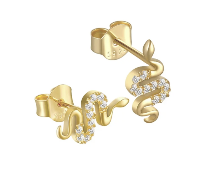 CAZ - Stud Earrings - Gold Vermeil - Tarnish Free