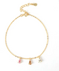 Channa - Royal Gold Bracelet with Multicoloured Gemstones