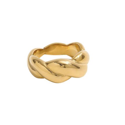 Teall Gold Rope Knot Ring