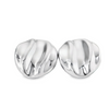 Round Textured Stud Earrings with a unique design, suitable for casual and formal wear.