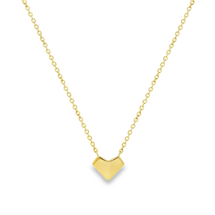 DELILAH Gold love heart necklace