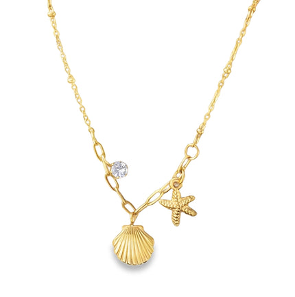 By Teall Sea Side Dream Charm Necklace