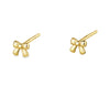 By Teall Mini Bow Studs In Gold