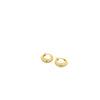 Teall Gold Bubble Hoop Earrings