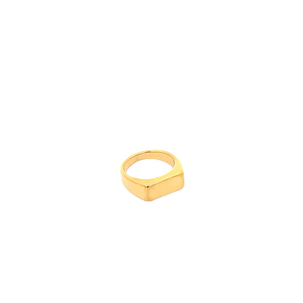 Teall rectangle signet ring