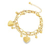 Charm bracelet with Love Heart Pendant by Teall