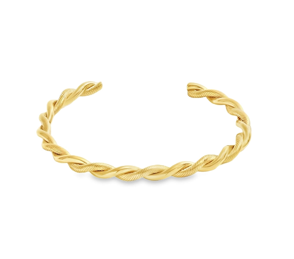 Twisted Gold Bracelet by Teall