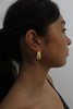 Teall Gold Tear Drop Statement Stud Earrings