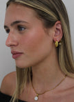 Teall Gold Bubble Statement Hoop Earrings