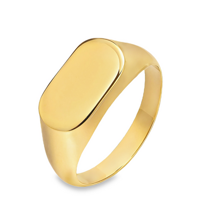 VALÉRIE Signet Ring | Gold