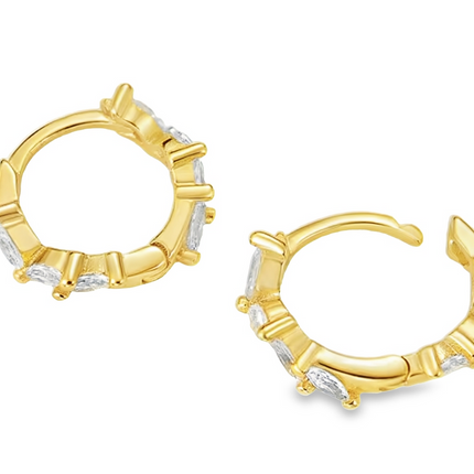 AVA - Mini Gold Hoop Earrings