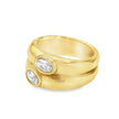 Teall Chunky Gold Dual-Layer Ring