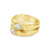 Teall Chunky Gold Dual-Layer Ring