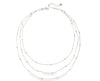 Dainty yet durable, the Ball Chain Layered Necklace by Teall is designed for effortless styling. 